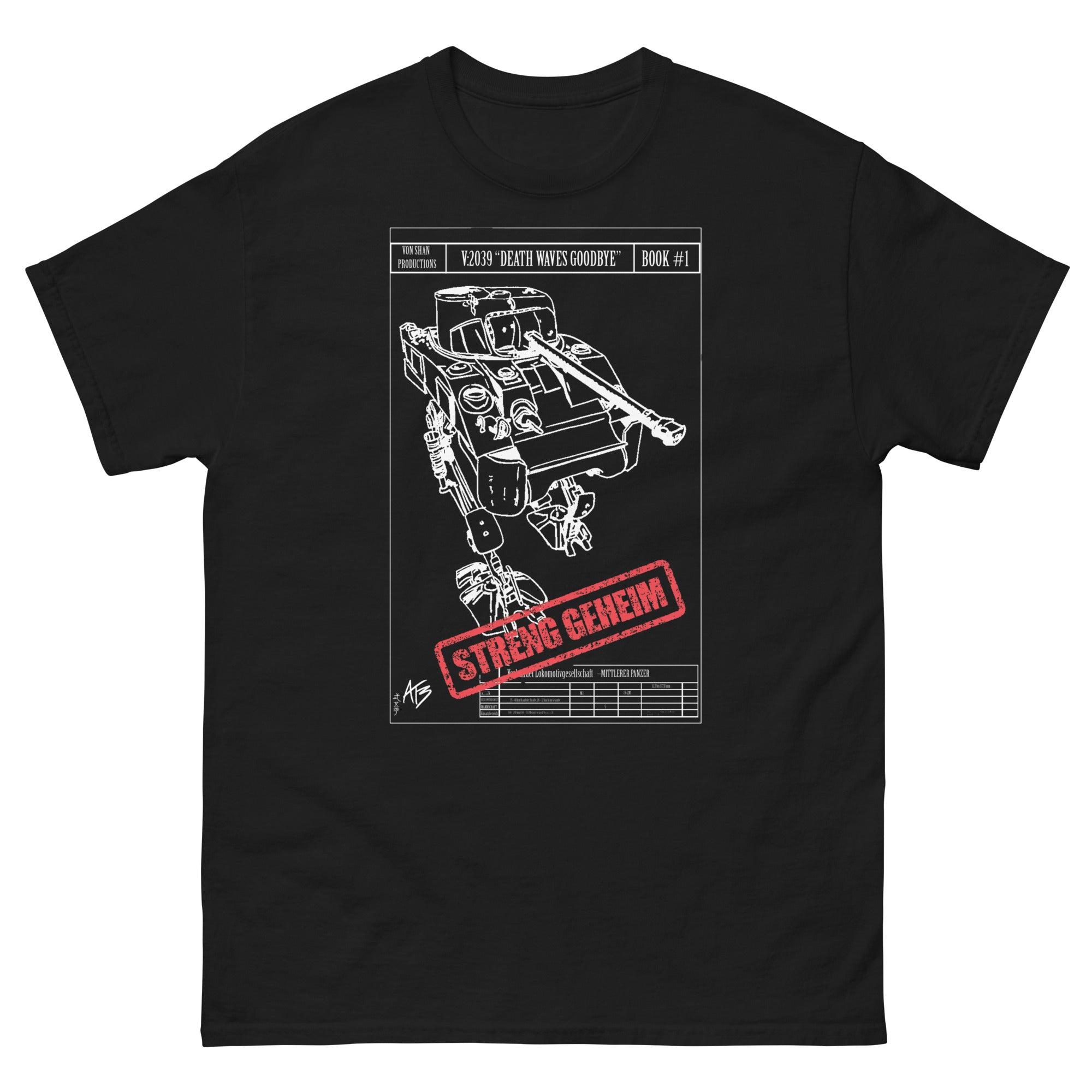 V2039 - DEATH WAVES GOODBYE (Unisex classic tee)